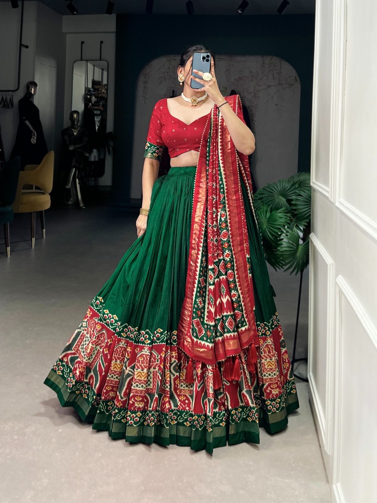 cynorfabcrea Floral Print Semi Stitched Lehenga Choli-picture-41