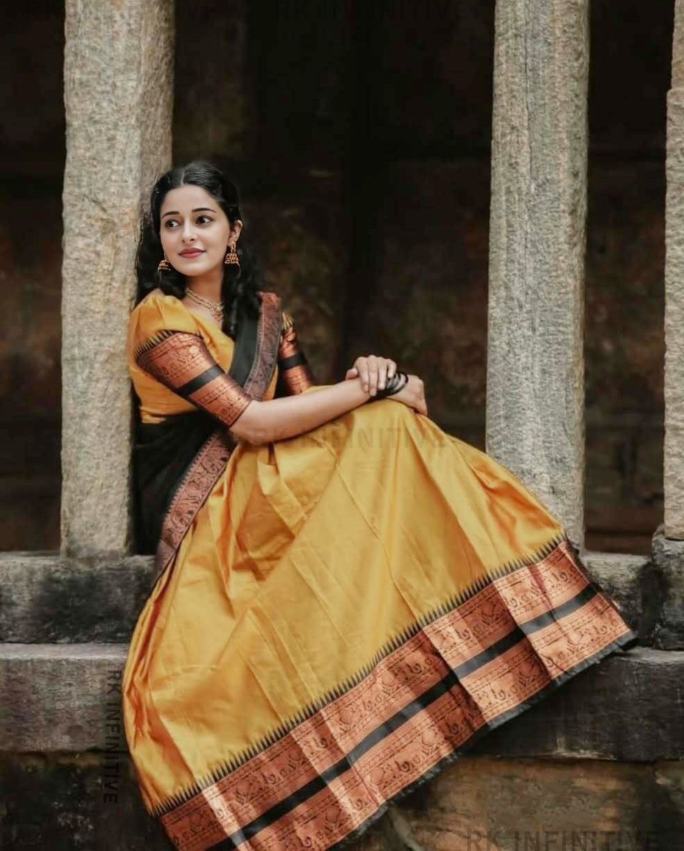 pavitraa sarees Solid Semi Stitched Lehenga Choli-picture-15