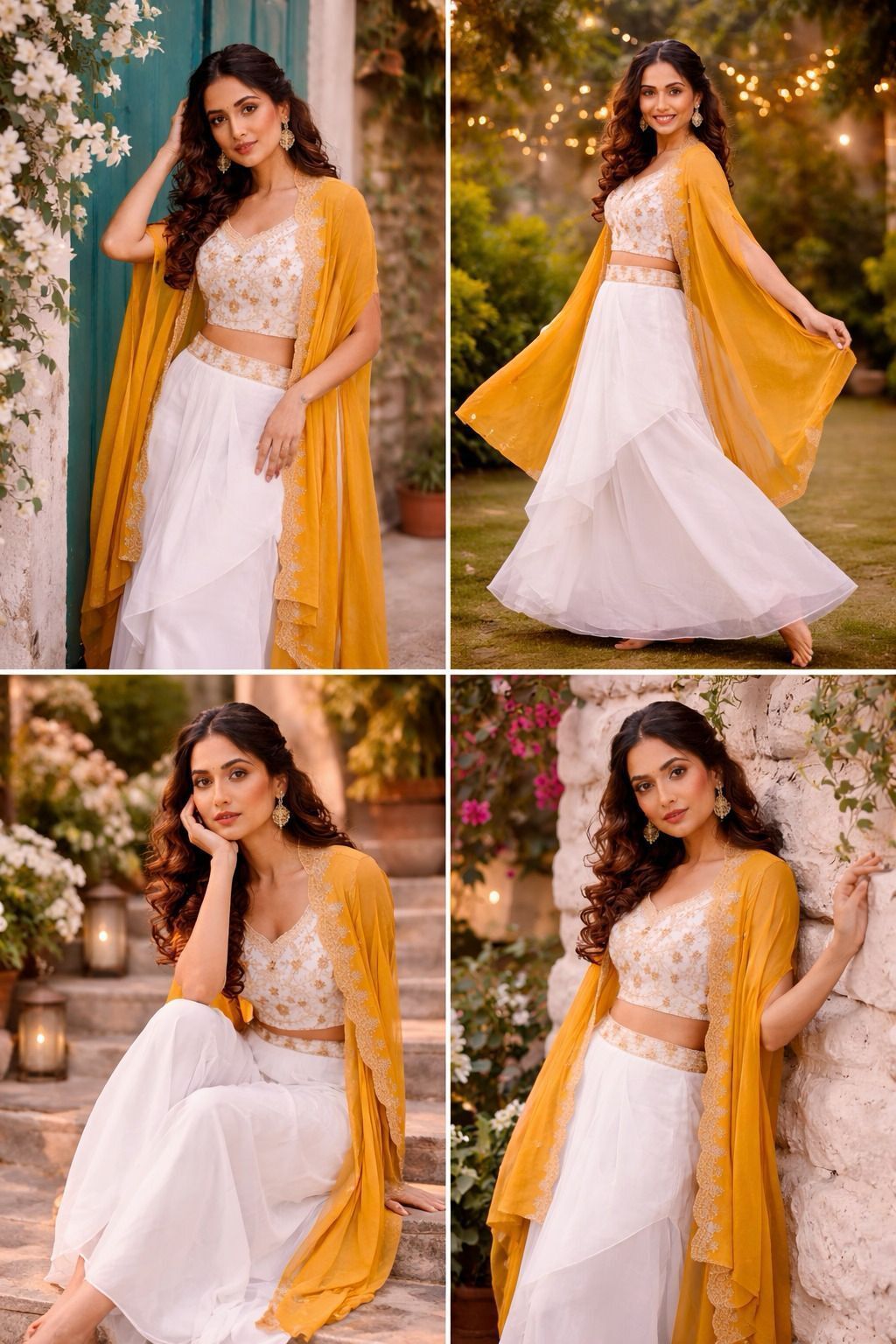 kanish fashion Embroidered Stitched Lehenga & Crop Top-picture-23