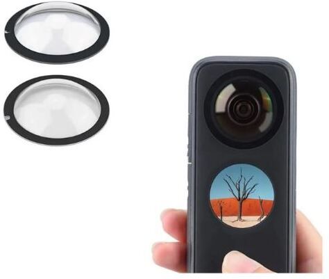 TECHGEAR Camera Lens Protector for Insta360 One X2 Dual lens Protector Lens Cap Lens Cap-image-1
