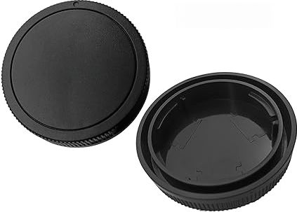 fotokina Body Cap + Rear Lens Cap Cover EOS MLens Cap-image-3