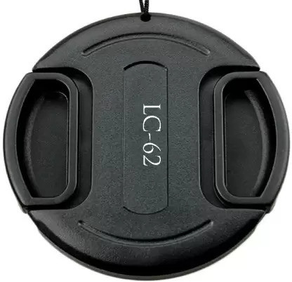 DIGICLAMBO LC 62mm Snap on Lens Cap for all DSLR camera lens having 62 filter thread only.Lens Cap image 1