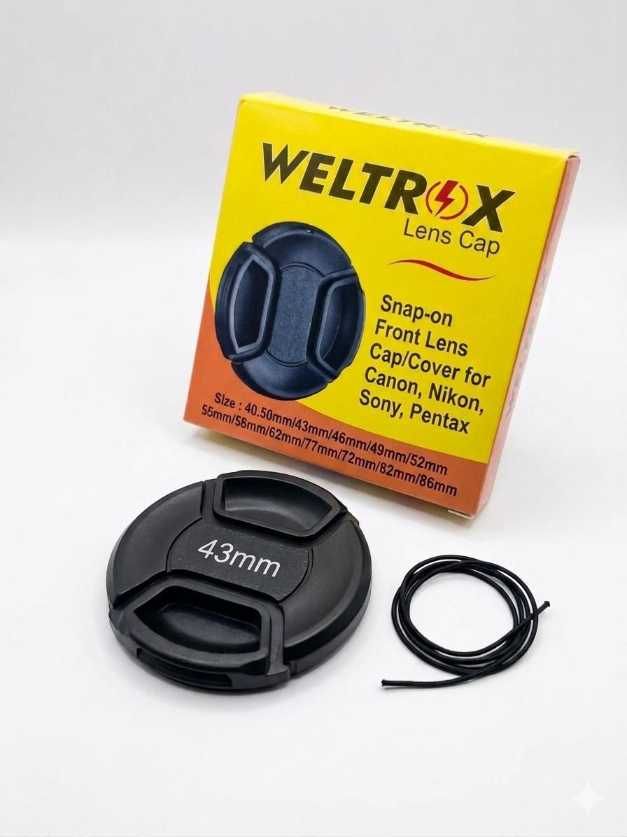 WELTROX len cap 43mm Lens Cap-image-35