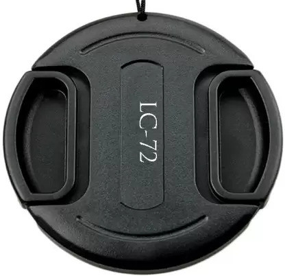 DIGICLAMBO LC 72mm Snap on Lens Cap for all DSLR camera lens having 72 filter thread only.Lens Cap image 1