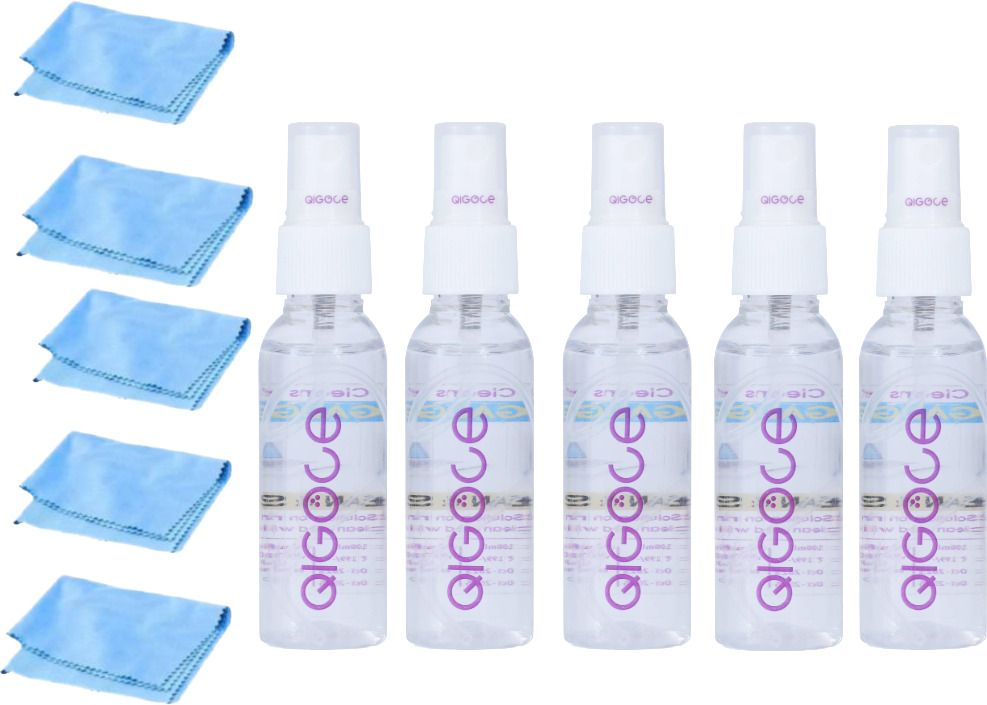 qigole Specialist Lens Cleaner Spray 100ml with 5 Microfiber Cloths Lens Cleaner-image-14