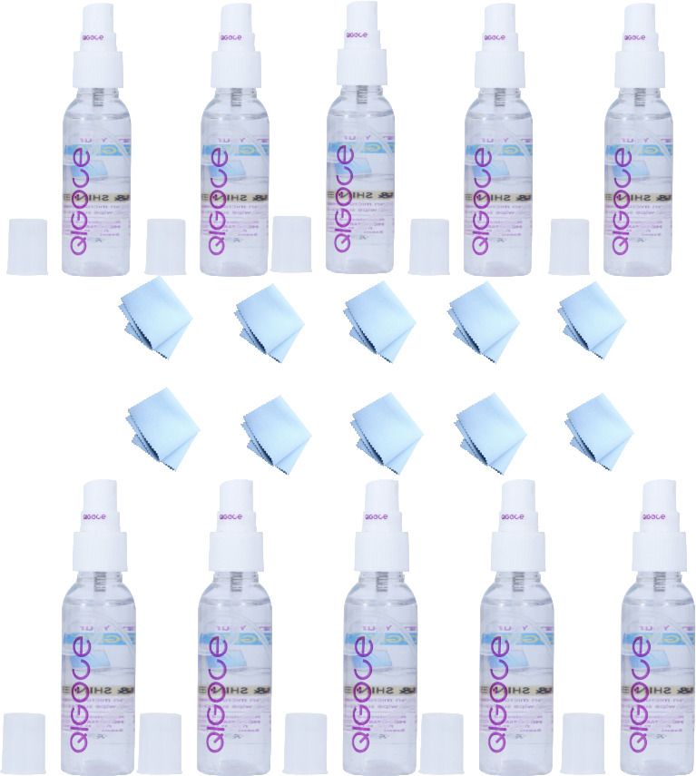 qigole Specialist Lens Cleaner Spray 10×100ml with 10 Microfiber Cloths Lens Cleaner-image-15