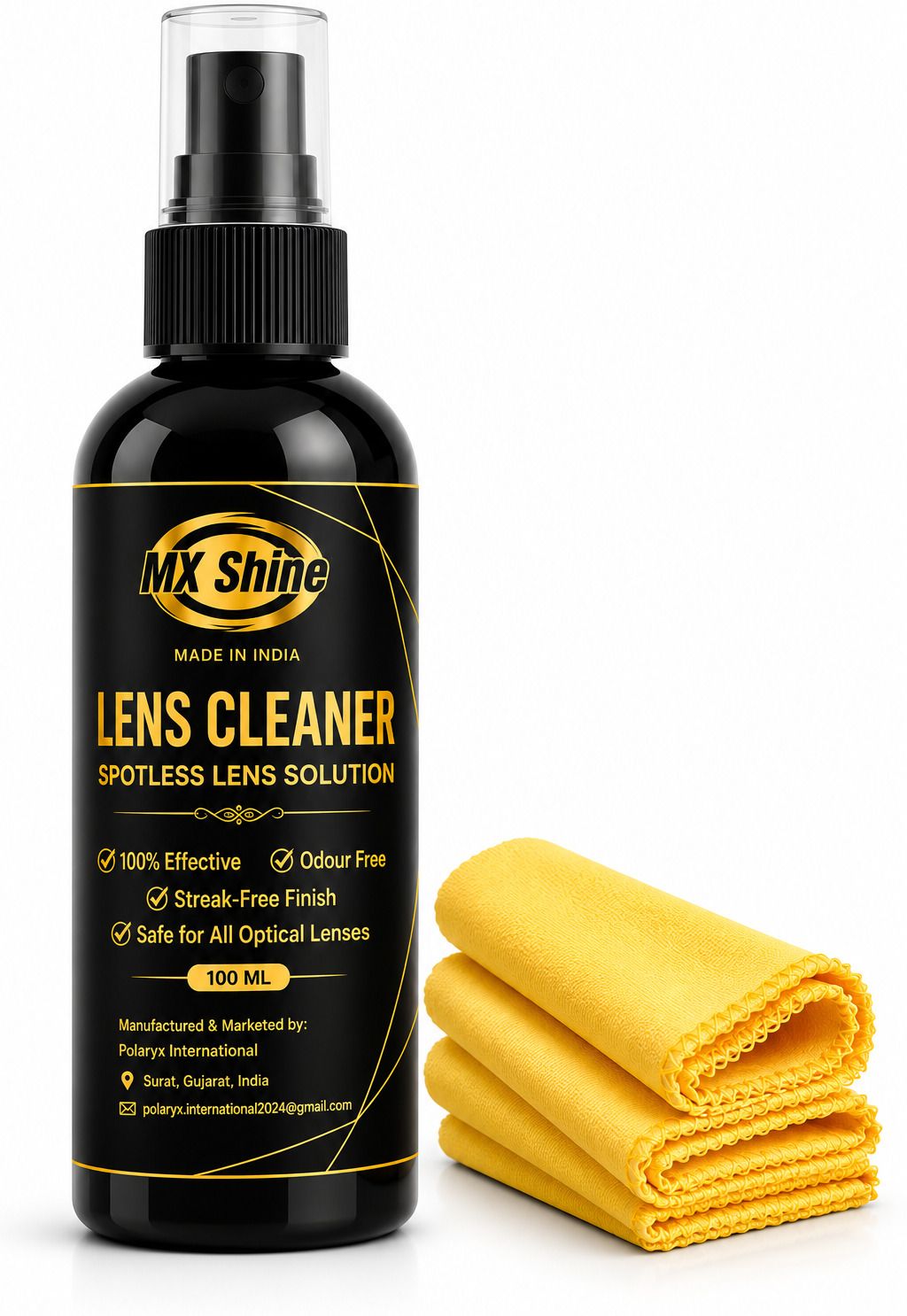 MX Shine Lens Cleaner Kit 100 ml Lens Cleaner-image-44