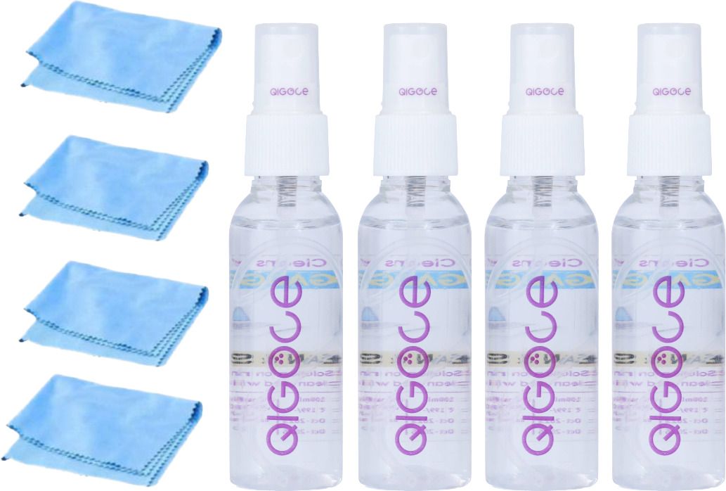 qigole Specialist Lens Cleaner Spray 100ml with 4 Microfiber Cloths Lens Cleaner-image-16