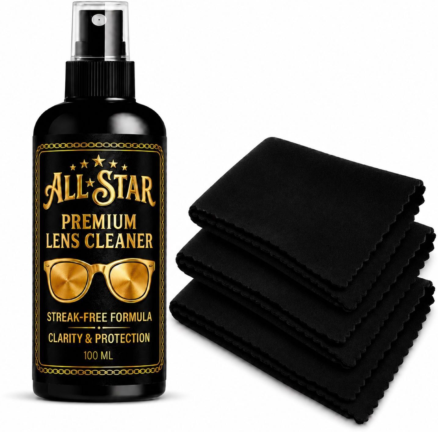 All Star Lens Cleaner Spray 100 ML with 3 Cloths for Glasses Camera Lens Cleaning Kit Lens Cleaner-image-30