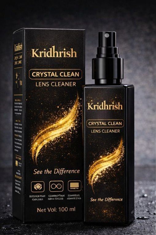kridhrish KD-CRYSTAL-CLEAN-100ML-GOLDEN Lens Cleaner-image-36