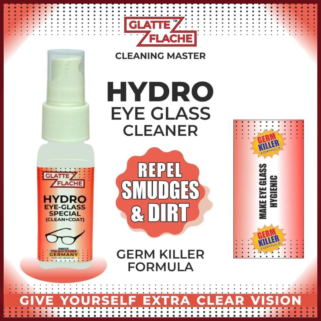 GLATTE FLACHE Eye Glass Lens Cleaner Spray Liquid for Clear Vision Cleaning Lens Cleaner-image-46