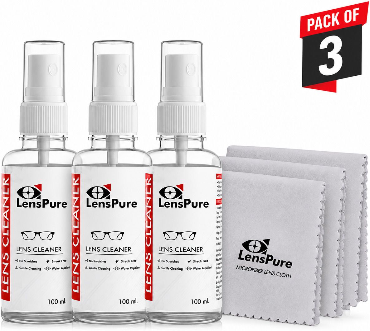 LENSPURE Lens Cleaner Spray with Microfiber Cloth for Glasses & Screens Lens Cleaner-image-36