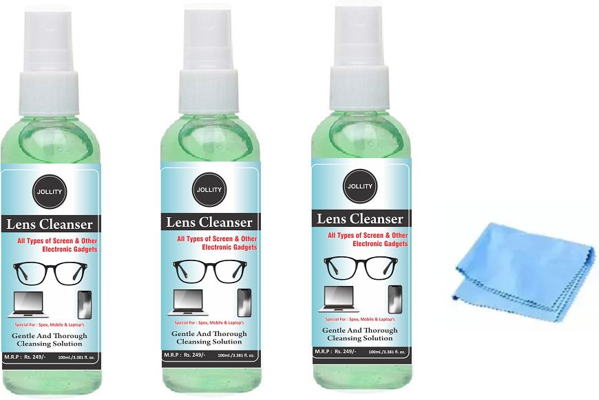 Jollity Spectacles And Sunglasses Cleaning Spray Lens Cleaner 300 ML Lens Cleaner-image-31