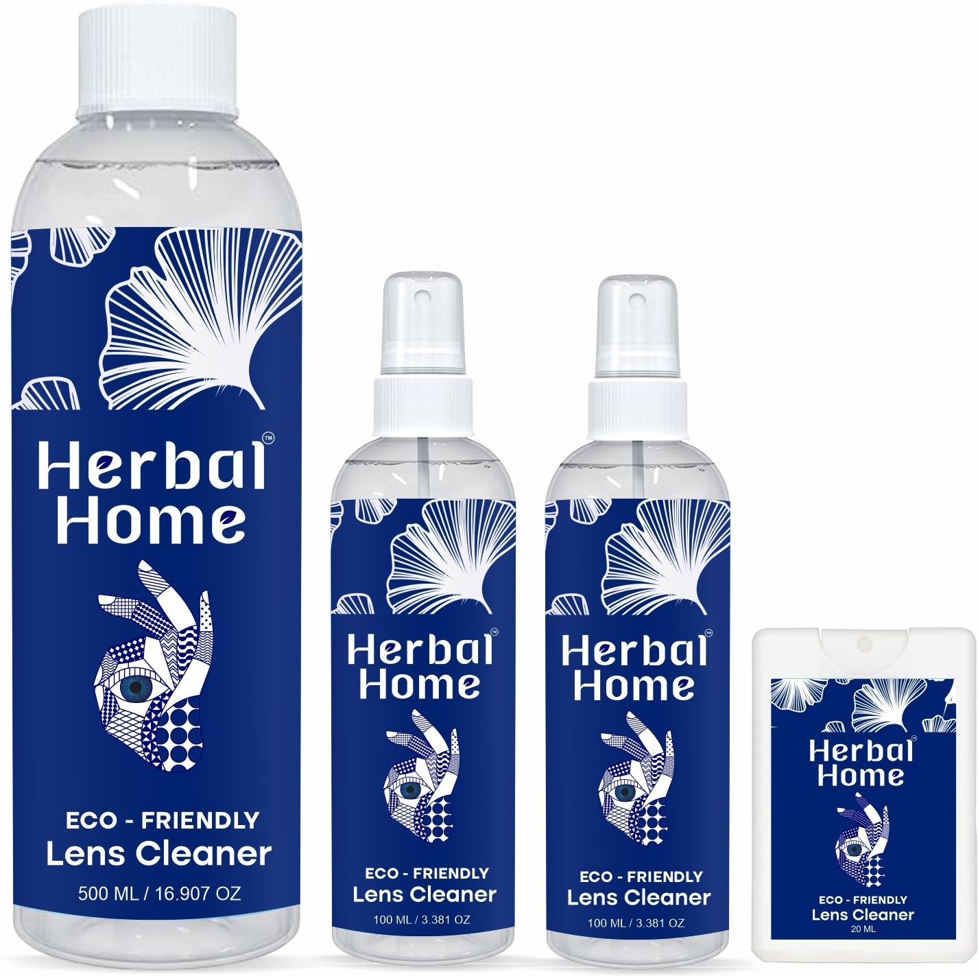 Herbal Home Lens Cleaner 500 Ml Refill and 100 Ml and 100 Ml and 20 Ml For Glasses, ScreensLens Cleaner-image-37