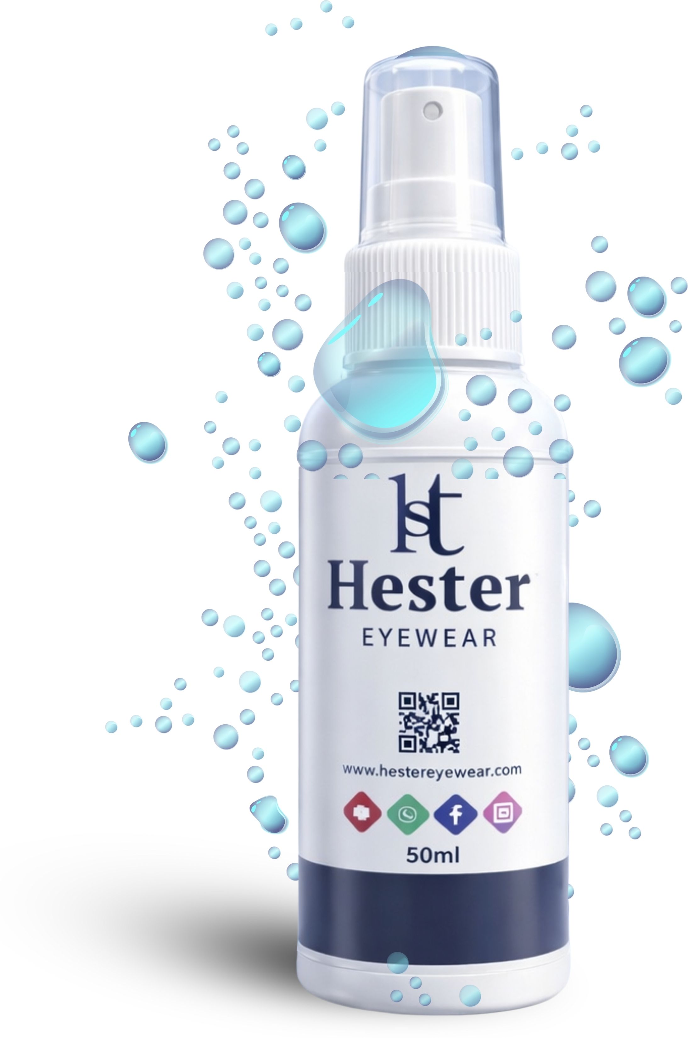 Hester Eyewear Lens Cleaning Solution Kit With Microfiber Lens Cleaner-image-49