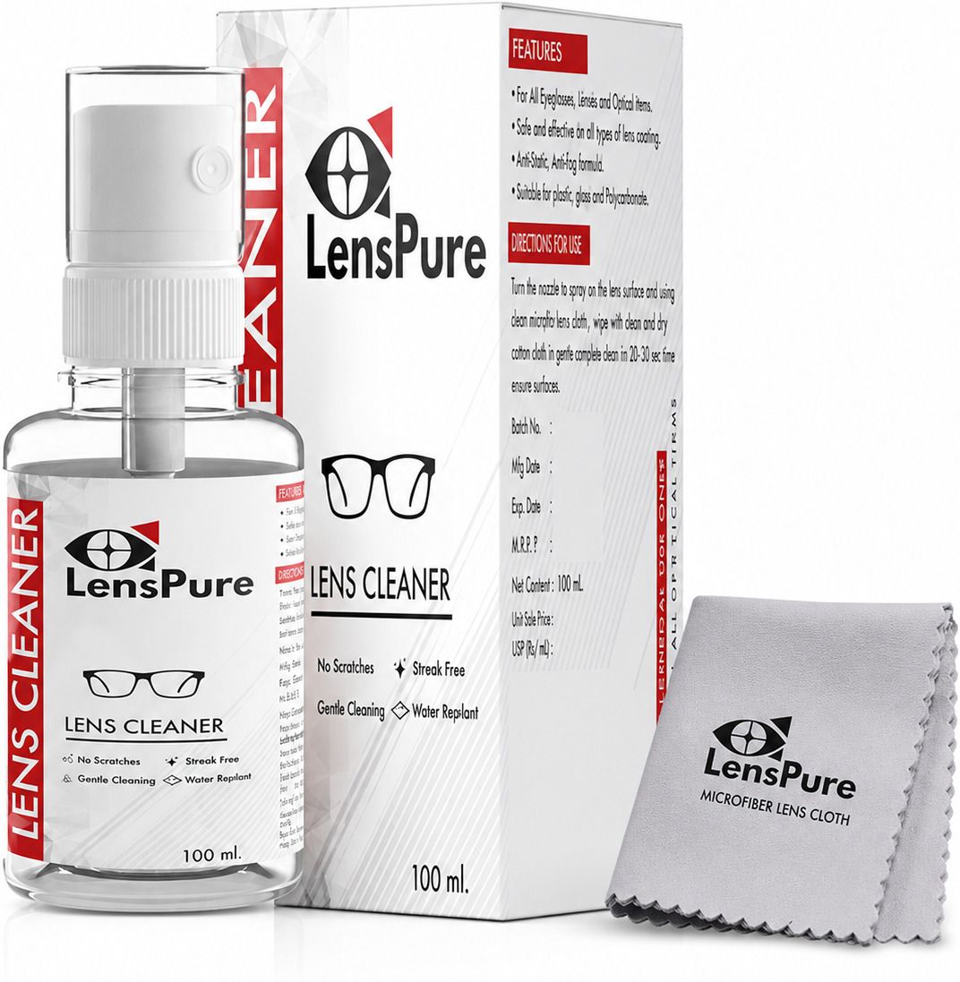 LENSPURE Lens Cleaner Spray with Microfiber Cloth for Glasses & Screens Lens Cleaner-image-34