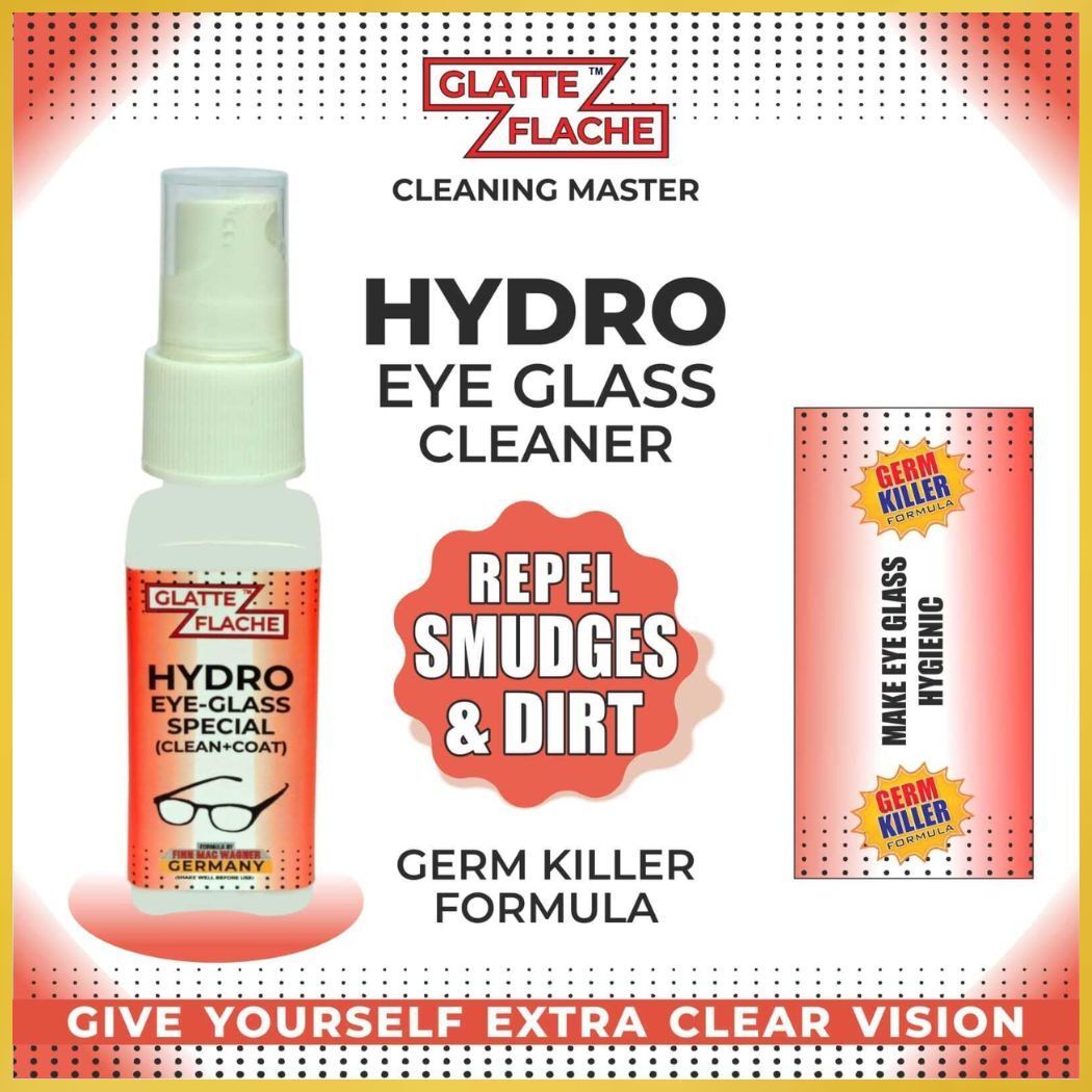 GLATTE FLACHE Premium Eye Glass Cleaner Spray for Spectacles, Goggles and Camera Lens Lens Cleaner-image-35