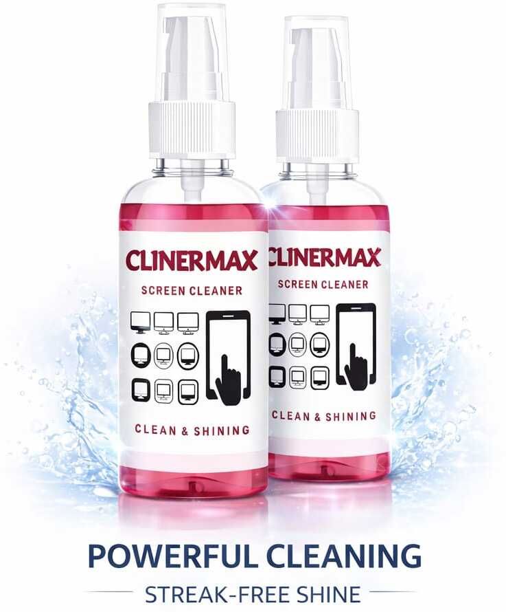 Clinermax Screen Cleaner Combo 2 Spray Bottles | Streak-Free Shine mobile screen spray Lens Cleaner-image-45