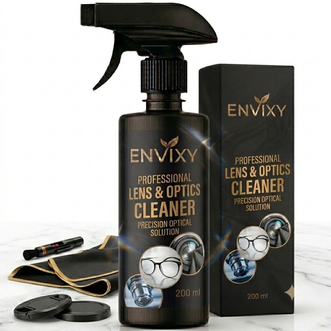 ENVIXY Lens Cleaner Spray 200ML Lens Shield Crystal Clear Formula Lens Cleaner-image-46