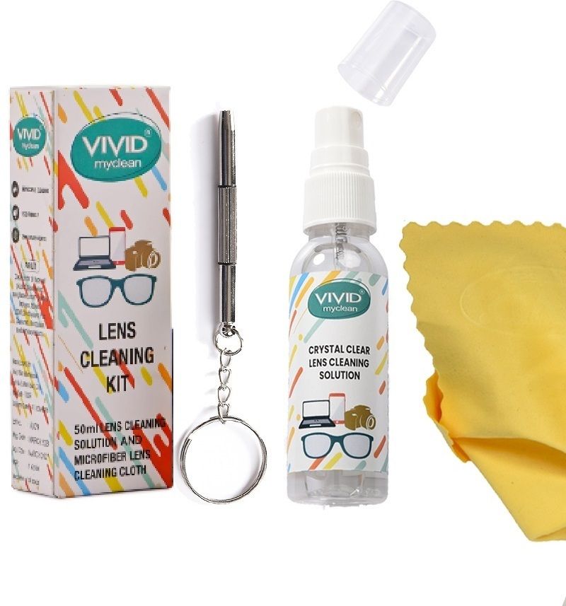 VIVID VividVisionInt® Lens Cleaning 50ML_YELLOW CLOTH WITH SCREW IN BOXLens Cleaner-image-44