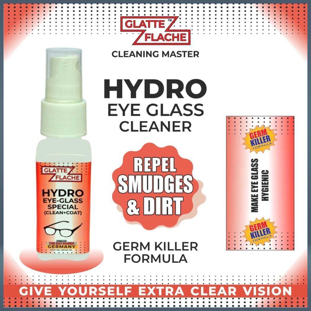 GLATTE FLACHE Hydro Eyeglass Cleaning Spray for Smudge Dirt and Fingerprints Lens Cleaner-image-19