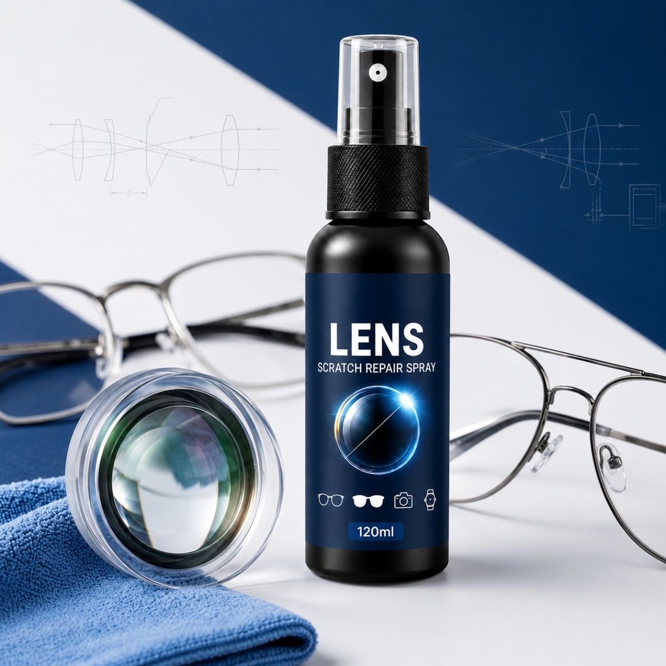 A D SOLANKI Premium Lens Cleaner Spray Kit – Safe for Eyeglasses, Screens, Binoculars Lens Cleaner-image-28