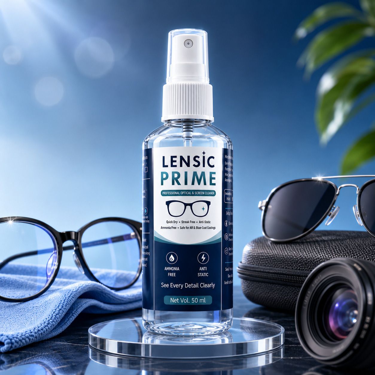 JAXZ Lensic Prime Optical Cleaner (50 ml) Lens Cleaner-image-5