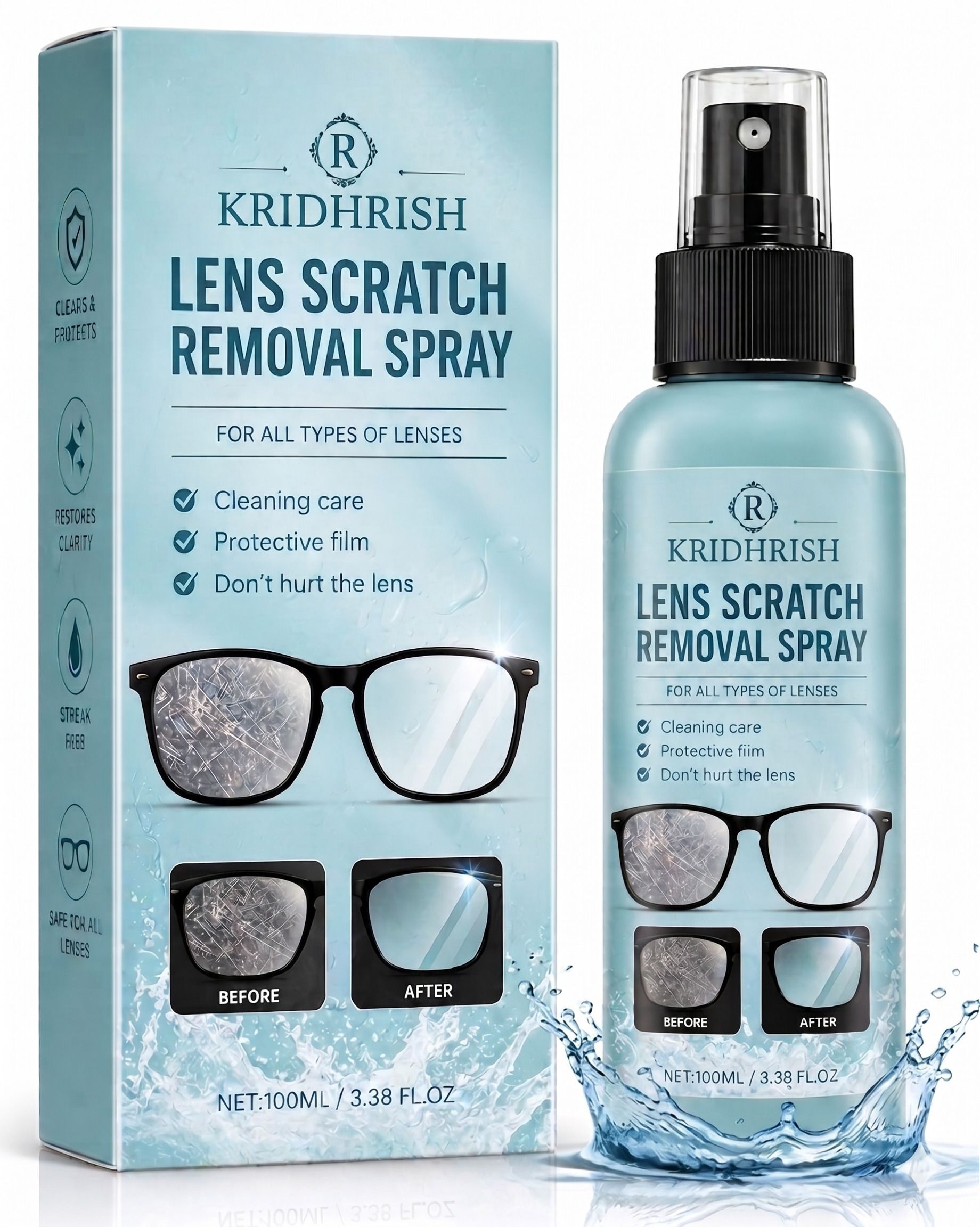 kridhrish Lens Cleaner Spray 100 ml Lens Cleaner-image-6