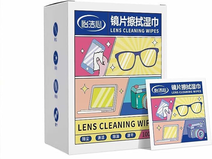 MSVTRADESS Cleaning Wipes for Glasses, Computer & Laptops Screens, Smart Phones Lens Cleaner-image-43