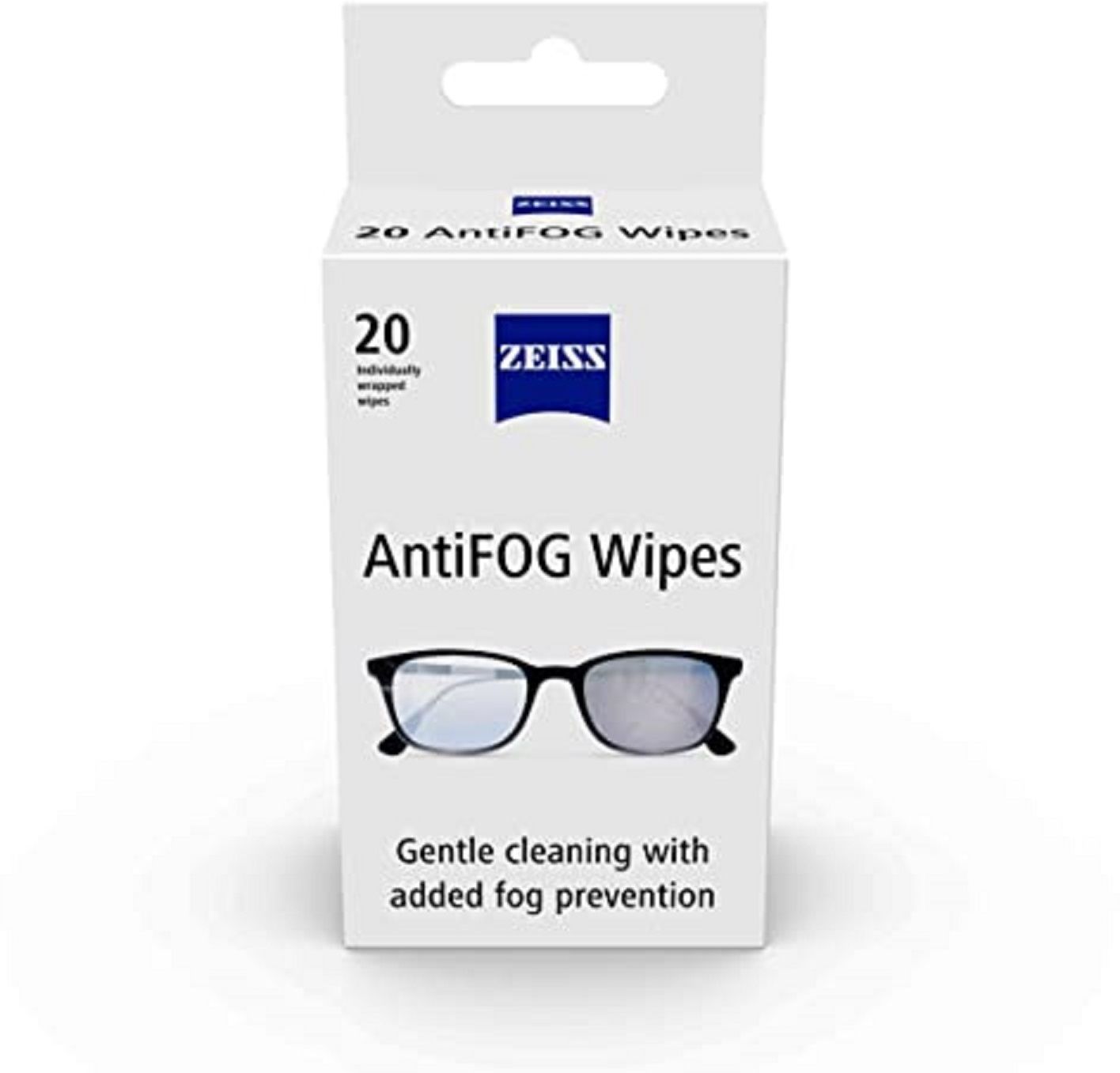 ZEISS AntiFOG Wipes 20ct Gentle Cleaning with added Fog Free Vision up to 3 days Lens Cleaner-picture-28
