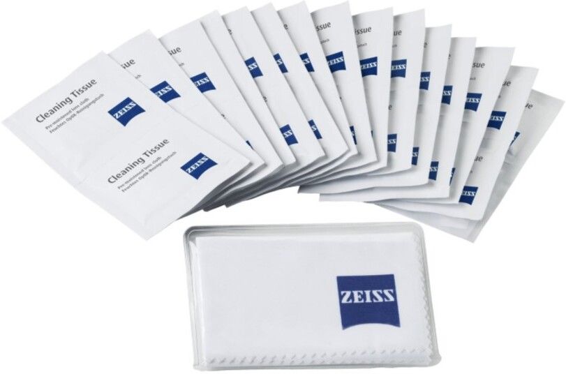 ZEISS Pre-Moistened Set Of 30 Cleaning Wipes With Microfiber Cloth Lens Cleaner-image-35