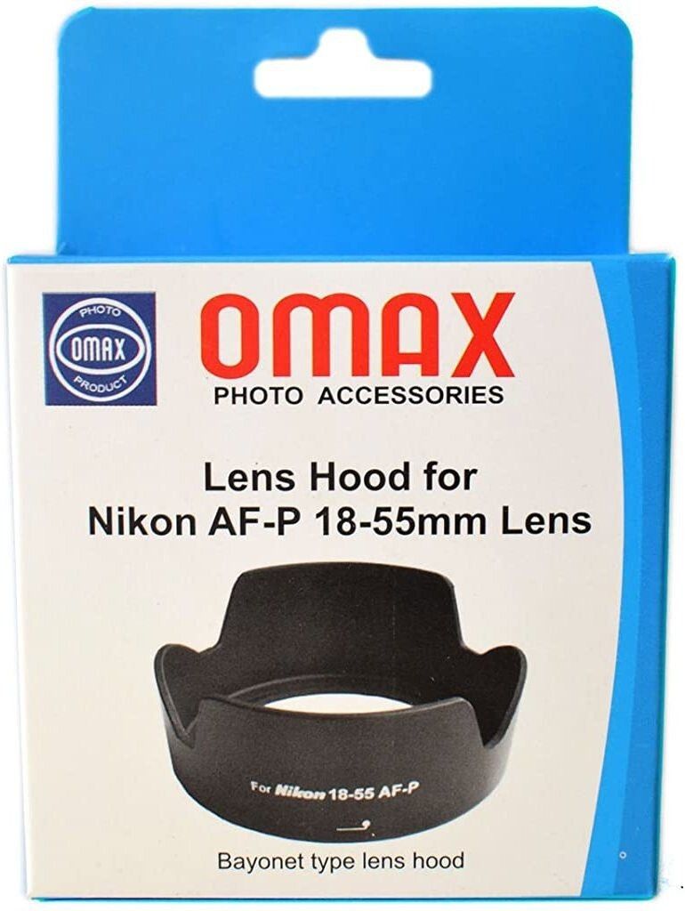 OMAX Lens Hood for d3500/d3300/d3400 /d5300/d5600 af-p 18-55mm vr Lens (Bayonet Type Lens Hood)Lens Hood-image-32