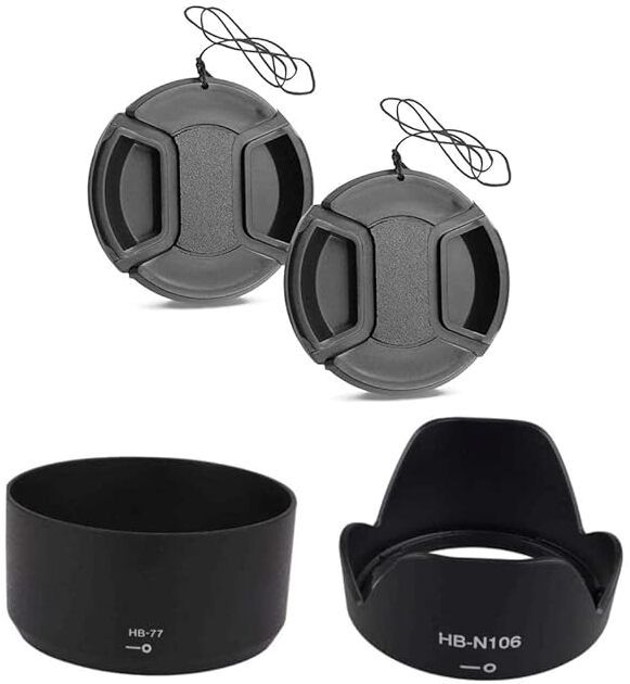 SUPERNIC HB-77 & HBN-106 Lens Hood + 55mm & 58mm Lens capsLens Hood-image-6