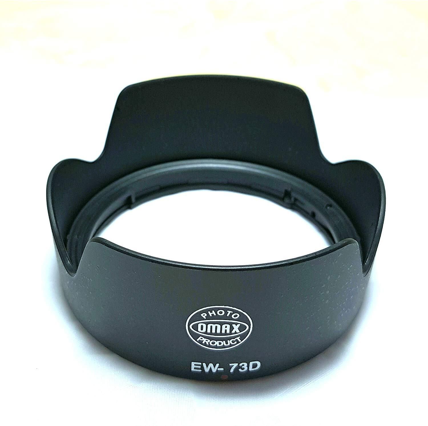 OMAX ew-73d Lens Hood for Canon 80D EF-S 18-135mm f/3. 5-5. 6 IS USM LensLens Hood-image-22