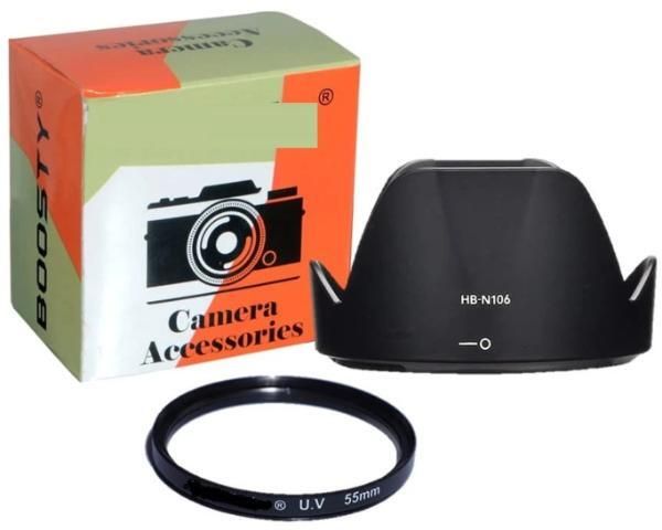 SUPERNIC HB-N106 Lens Hood + 55MM UV Filter | Lens Hood-image-16