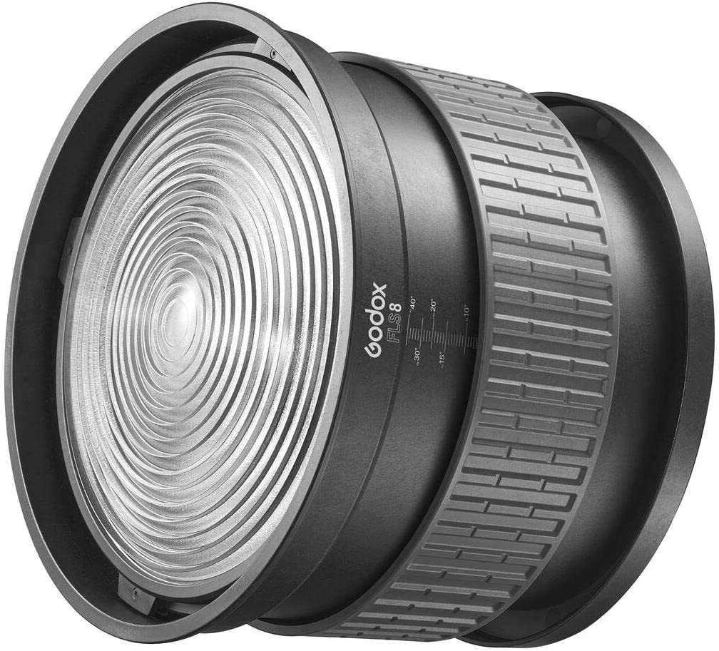 GODOX FLS8 Fresnel with Bowens Mount | Spotlight for Aperture Continuous Lights. Standard Prime Lens-image-2