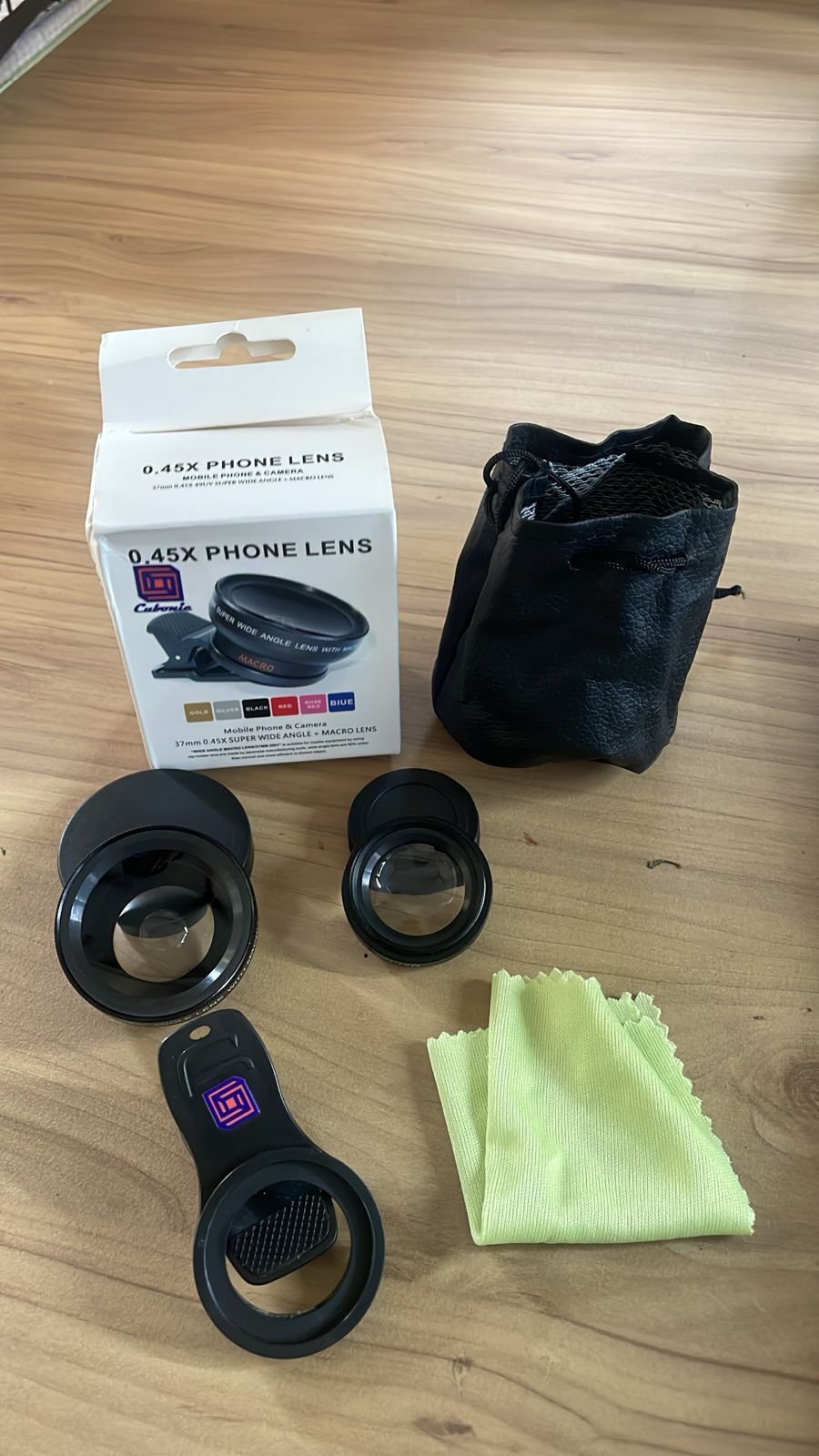 Cubonic 0.45x Wide angle + Macro Photography set for Mobile Fisheye Prime Lens-picture-42