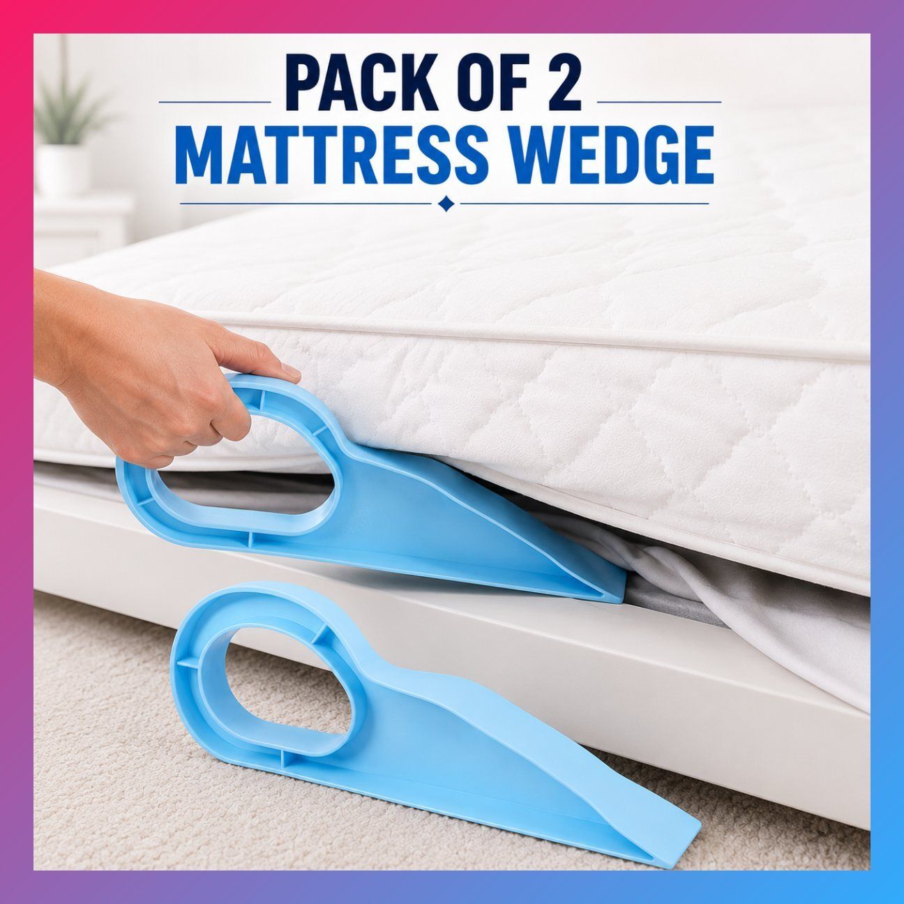dealoma Pack of 2 Mattress Lifter Tool Durable Comfort Grip Utility Tool 201 Pack of 2 Mattress Lifter Tool Durable Comfort Grip Utility Tool 201 Magnetic Line Level-picture-14