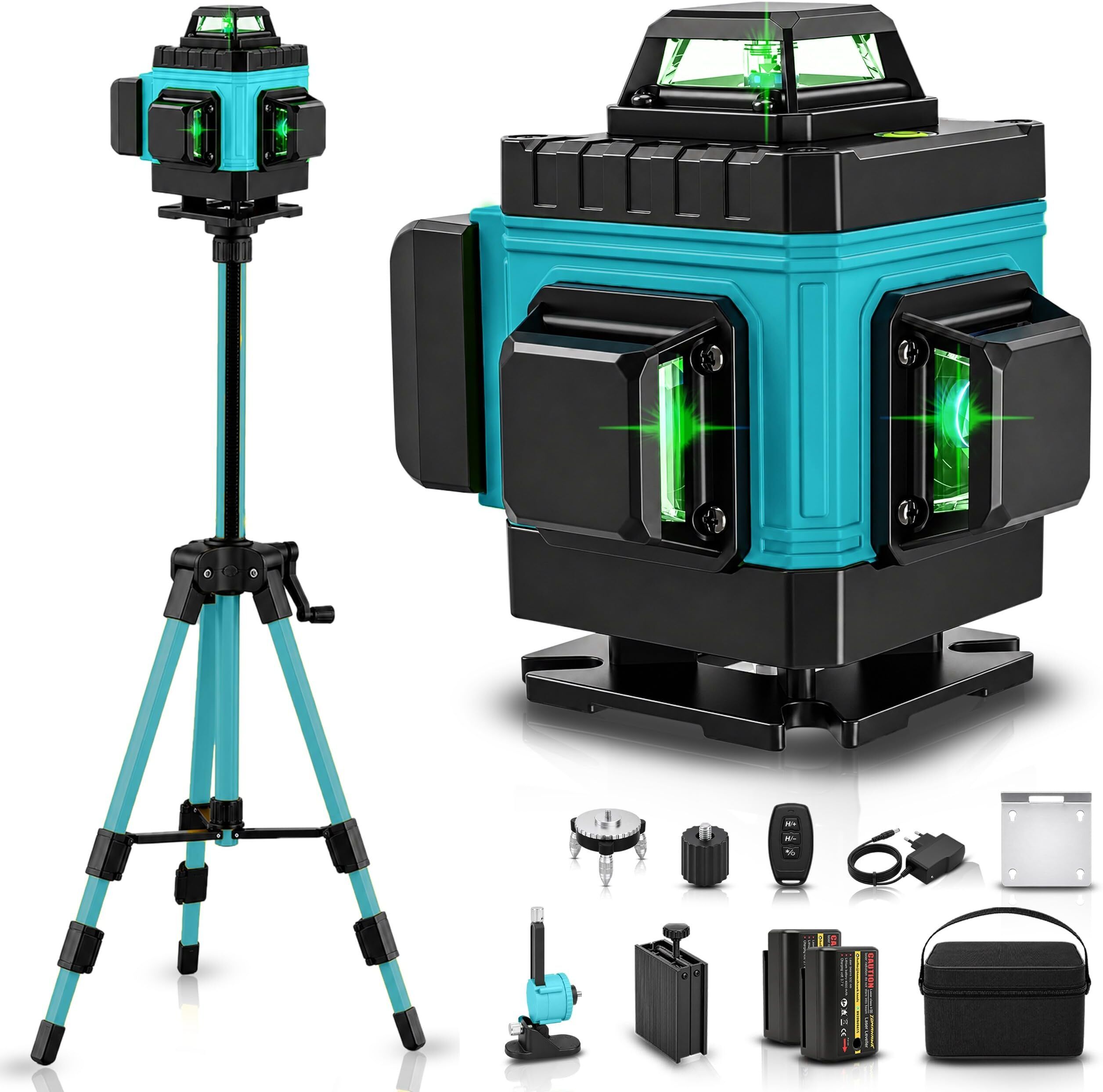 tomahawk 16-Line Green Laser Level KON-1288 Magnetic Line Level-picture-14