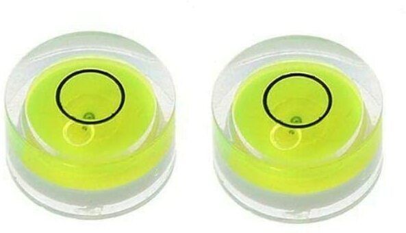 st lokhandwala Pack of 2 Spirit Level Bullseye Micro Button Level Perfect Level of Various Things(15mm) Non-magnetic Bull's Eye Level-picture-40