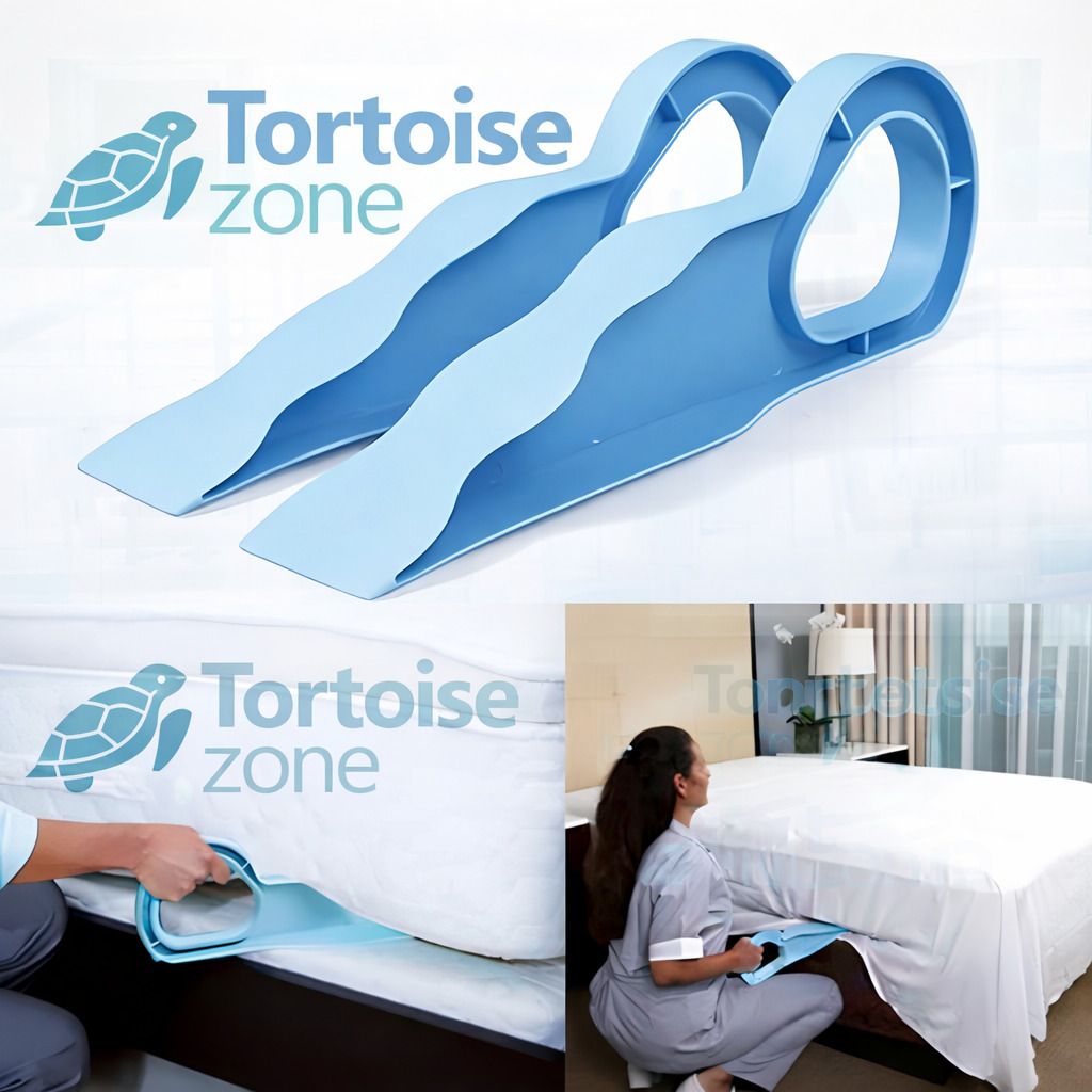 tortoise zone BML_2Pcs - SH890 2-in-1 Mattress Lifter and Bedsheet Tucker Tool | Plastic Stand Non-magnetic Line Level-picture-18