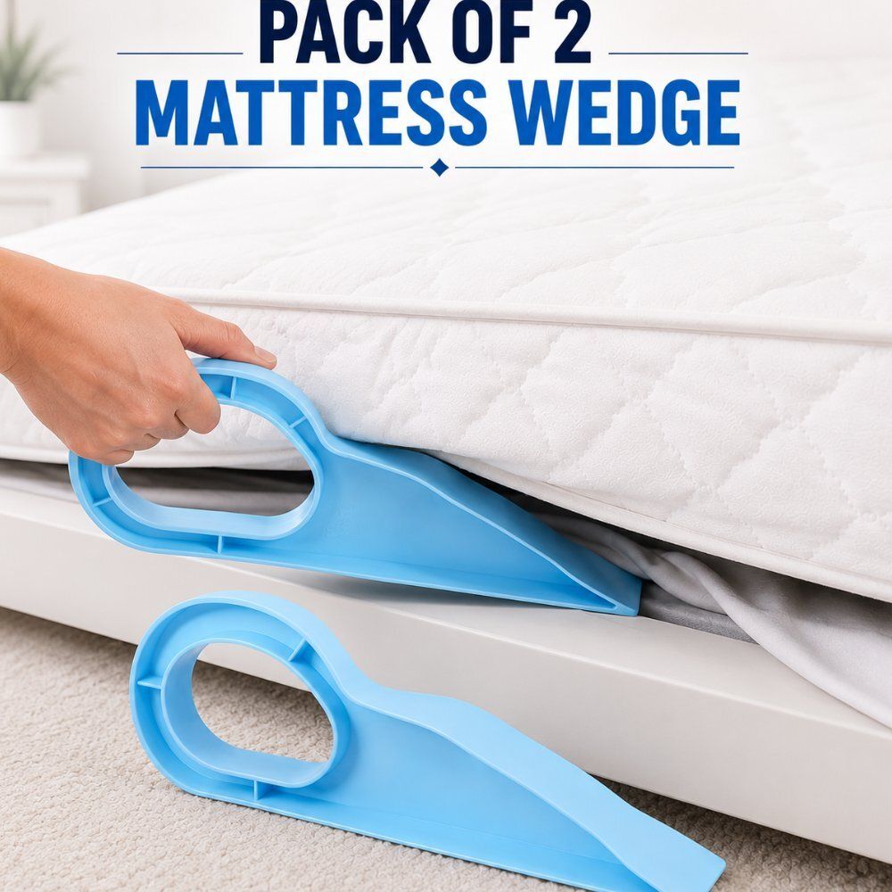 Pack of 2 Mattress Lifter Tool Flat Wedge Easy Bed Making Utility Tool 209 Pack of 2 Mattress Lifter for Durable Time Saving Home Utility Tool Magnetic Line Level-image-49