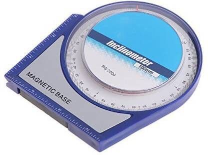 4" Angle Finder Tool for Satelite Dish Inclinometer Protractor Tilt Level Meter Clinometer Slope Angle Meter with Magnetic Base Magnetic Inclinometer Level (15 cm) Magnetic Inclinometer Level-image-29