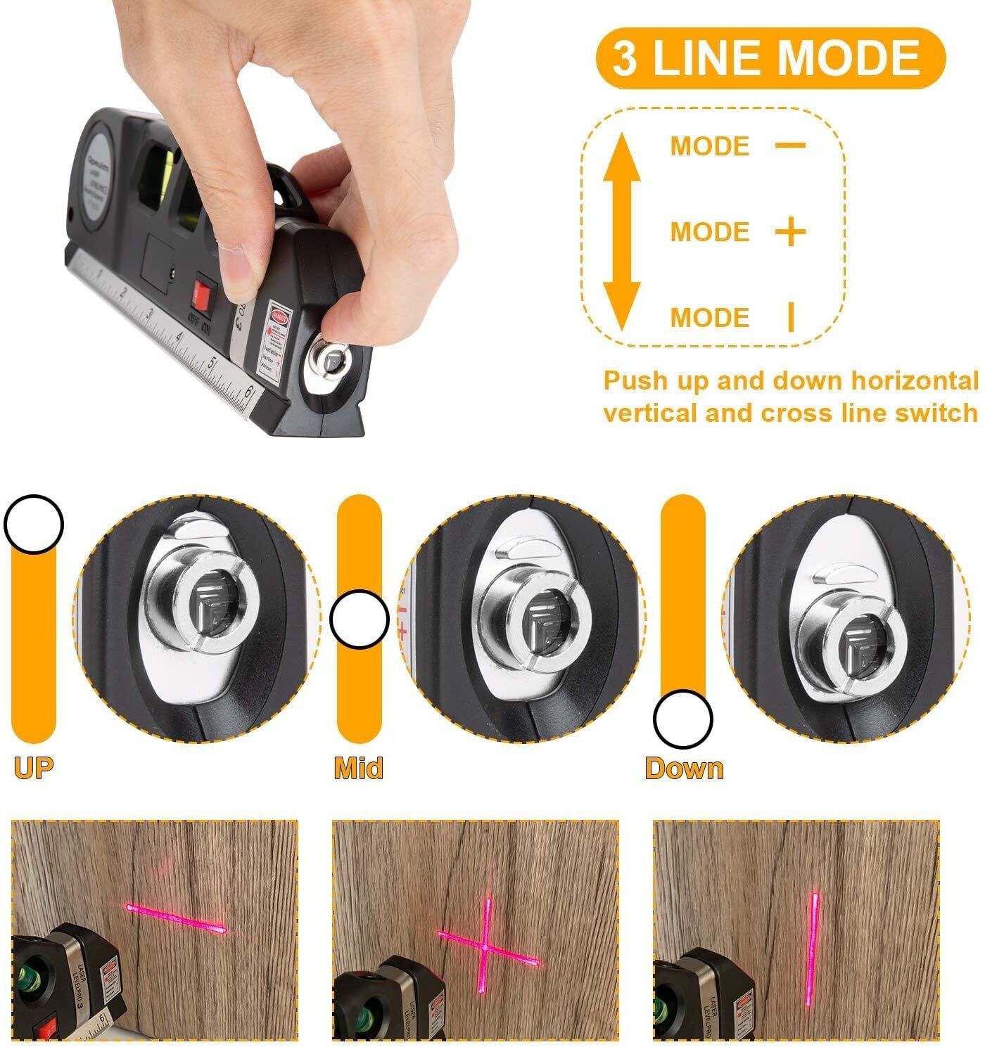 d+one LaserLine Pro 3D 02 LaserLine Pro 3D 02 Non-magnetic Carpenter's Level-picture-27