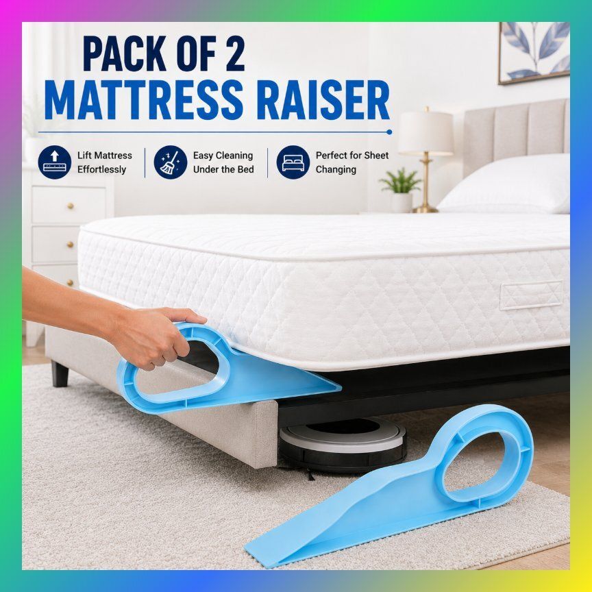 dealoma Pack of 2 Mattress Lifter Bedroom Bedsheet Tucking Utility Tool 298 Pack of 2 Mattress Lifter Bedroom Bedsheet Tucking Utility Tool 298 Magnetic Line Level-picture-11