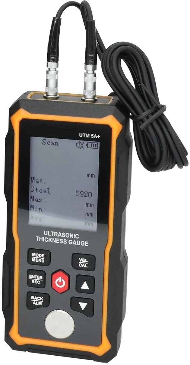 metrixplus 5A+Digital Ultrasonic Thickness Meter| 1~300mm measuring range | Inbuilt battery 5A+Digital Ultrasonic Thickness Meter| 1~300mm measuring range | Inbuilt battery Non-magnetic Engineer's Precision Level image 1