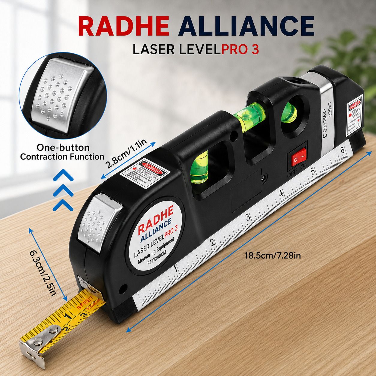 radhe alliance LESER LEVELER0555 LESER LEVELER Non-magnetic Line Level-picture-11