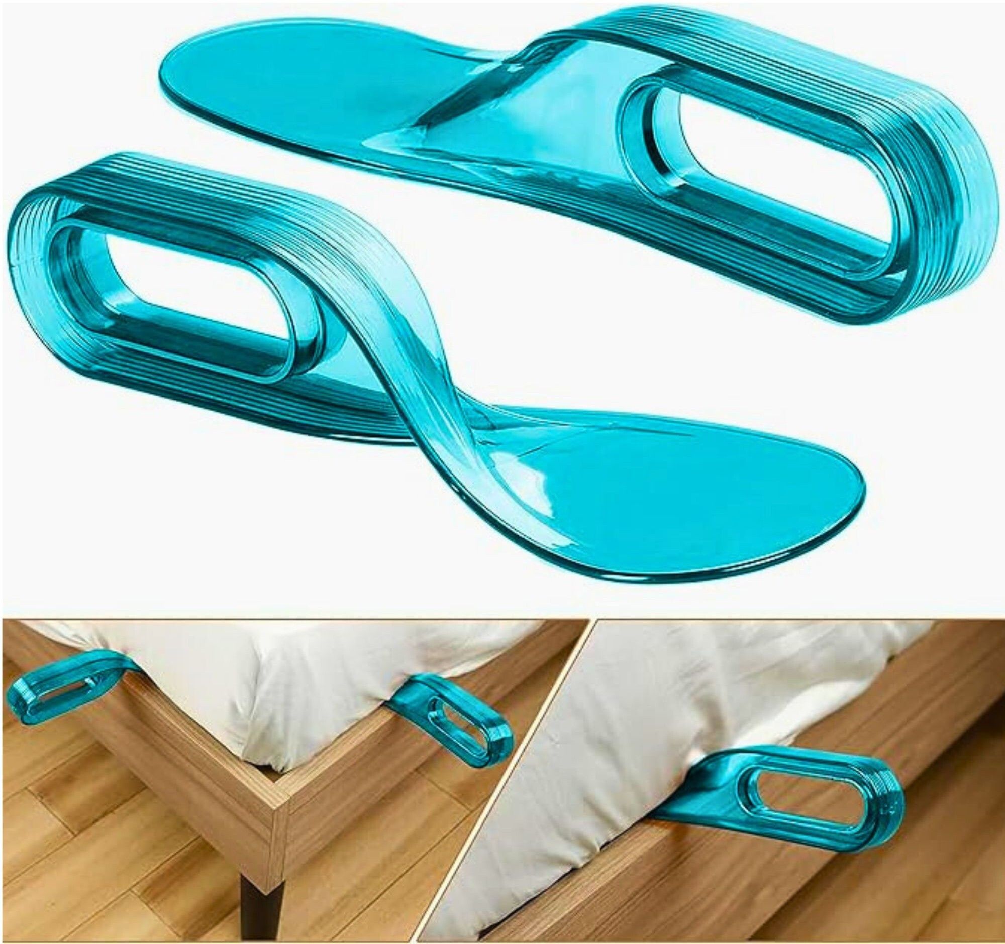 BTT_BLUE Premium Bedsheet Tucker Tool Non-magnetic Line Level