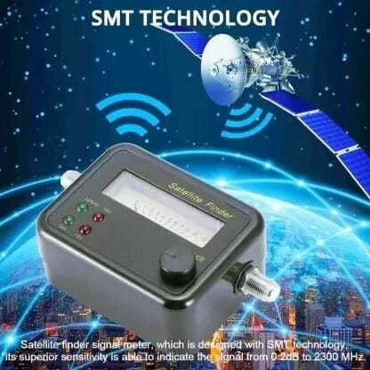 balrama Satellite Finder Signal Tester DB Meter for All Dish Antenna DTH Cable TVs DB Satellite Signal Finder Meter for Any Sat Dish LNB DIREC TV Dish Non-magnetic Engineer's Precision Level image 1