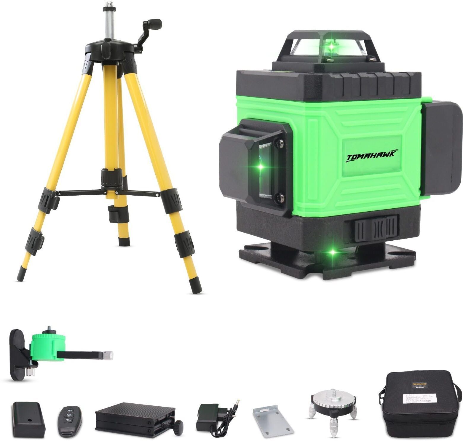 BMT-1666 |4D Green Cross Laser Level Pro for Construction, 4x360°|1 Mtr Tripod| Non-magnetic Line Level-image-37